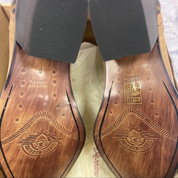 Donato Marrone Cowboy Ankle Boots Men’s Size 8D - Picture 6 of 14